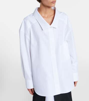 Camisa oversized de popelín de algodón | Givenchy