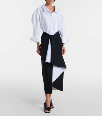 Camisa oversized de popelín de algodón | Givenchy