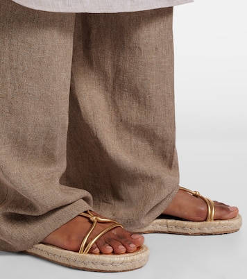 Sandales espadrilles en cuir | Gianvito Rossi