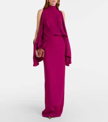 Robe Bacall aus Crêpe | Taller Marmo