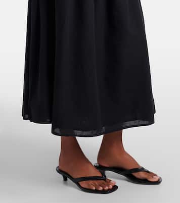 Besticktes Midikleid aus Baumwoll-Voile | Polo Ralph Lauren