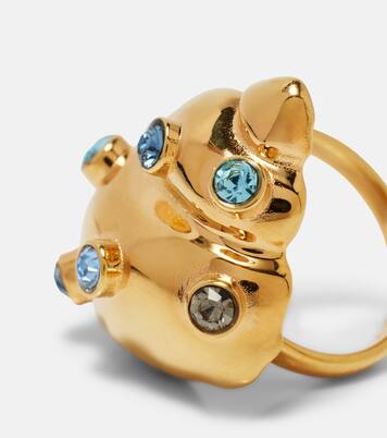 Bague Seashell à cristaux | Oscar de la Renta