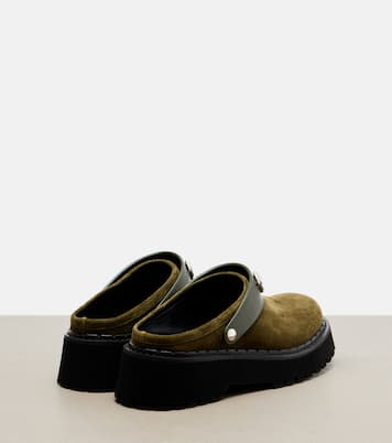 Slippers Horsebit aus Veloursleder | Gucci