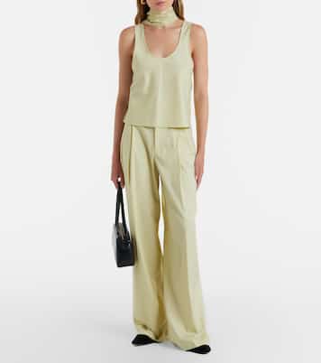 Plissierte Hose Olena mit weitem Bein | Aya Muse