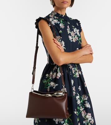 Bloom Midi leather top-handle bag | Erdem