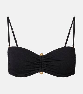 Top de bikini bandeau Nika adornado | ViX Paula Hermanny