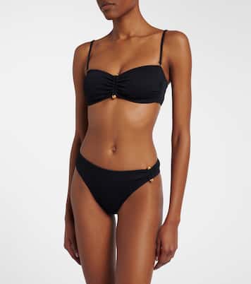 Top de bikini bandeau Nika adornado | ViX Paula Hermanny