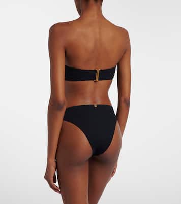 Top de bikini bandeau Nika adornado | ViX Paula Hermanny