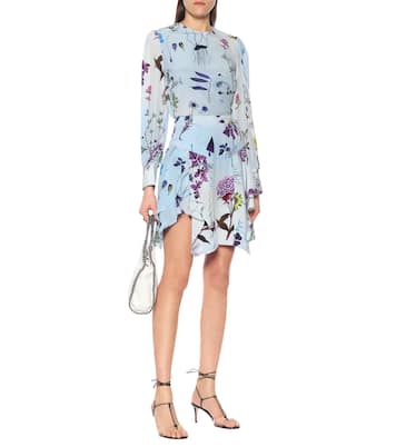 Bedruckter Minirock aus Seide | Stella McCartney