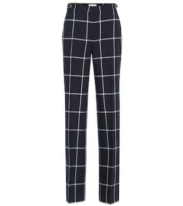 Karierte Hose Leda aus Wolle | Gabriela Hearst