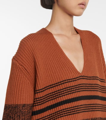 Pull White Label en coton mélangé côtelé | Proenza Schouler