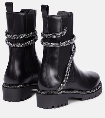 Cleo embellished leather Chelsea boots | Rene Caovilla