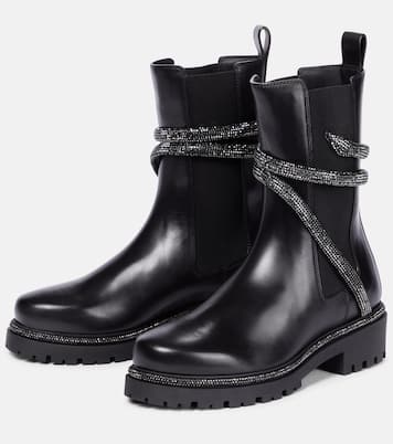 Cleo embellished leather Chelsea boots | Rene Caovilla