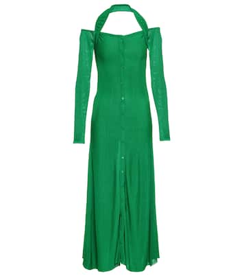 Off-Shoulder-Maxikleid La Robe Lagoa | Jacquemus