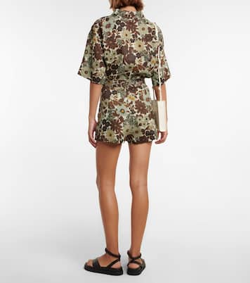 Bedruckte Shorts Constantine aus Ramie | SIR