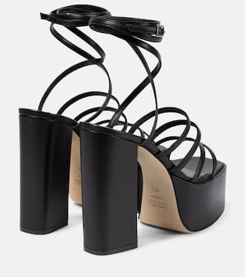 Plateausandalen Evita aus Leder | Paris Texas