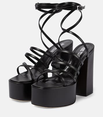 Plateausandalen Evita aus Leder | Paris Texas