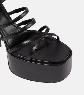 Plateausandalen Evita aus Leder | Paris Texas