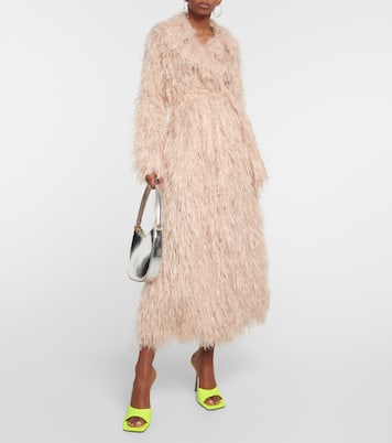 Pantoletten Laura aus Leder | Amina Muaddi