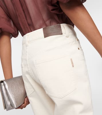 High-Rise-Hose aus Baumwolle | Brunello Cucinelli