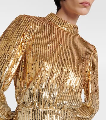 Robe Samantha à sequins | Rixo