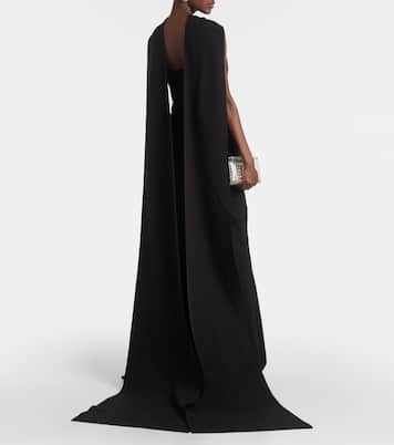 Robe Lilien aus Crêpe | Safiyaa