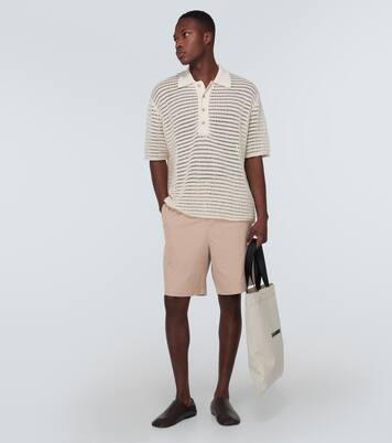 Cotton-blend shorts | Commas