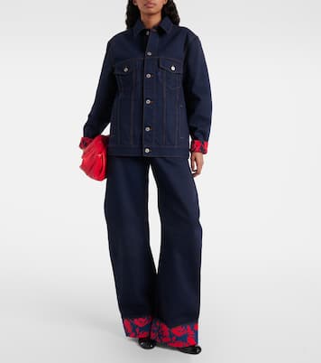 High-Rise Wide-Leg Jeans | Burberry