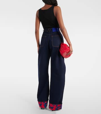 High-Rise Wide-Leg Jeans | Burberry