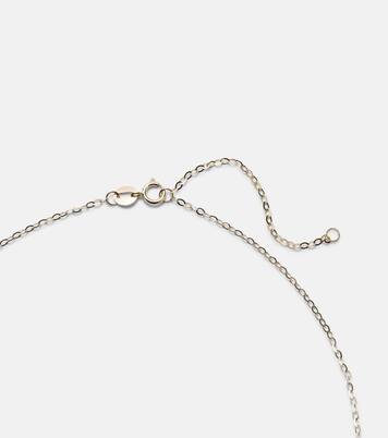 10kt gold pendant necklace with amethyst and topaz | Stone and Strand