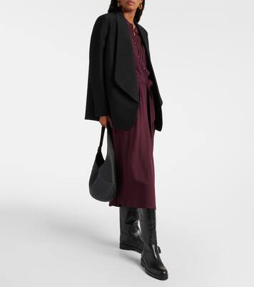 Bobbin Medium leather shoulder bag | Loro Piana