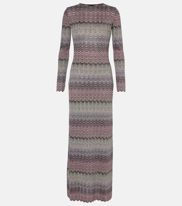 Open-back lamé maxi dress | Missoni