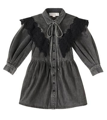 Robe en coton à dentelle | Petite Amalie  