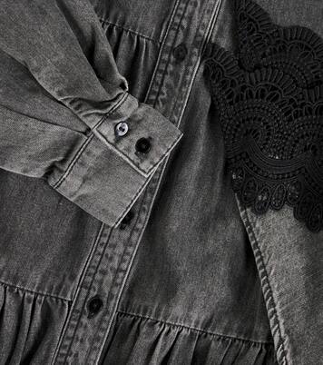 Robe en coton à dentelle | Petite Amalie  