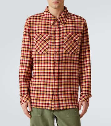 Time plaid cashmere shirt | God's True Cashmere