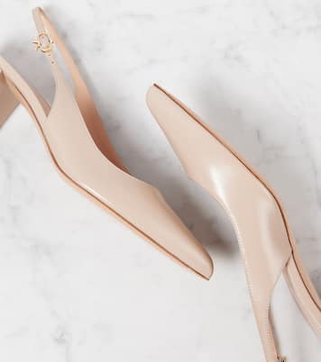 45 leather slingback pumps | Gianvito Rossi