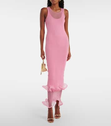 Daniella ruffled midi dress | Simkhai