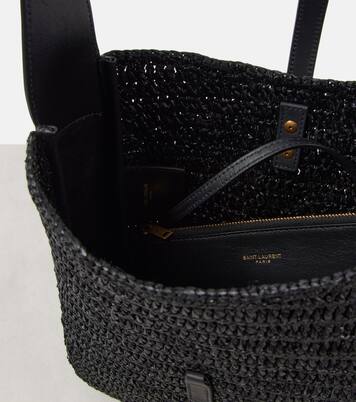 حقيبة للكتف من الرافيا Le 5 à 7 Supple Small | Saint Laurent