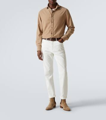 Jean slim à taille haute | Brunello Cucinelli