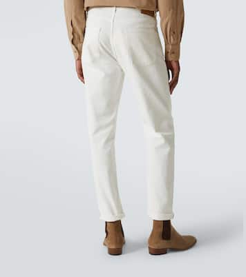 Jean slim à taille haute | Brunello Cucinelli