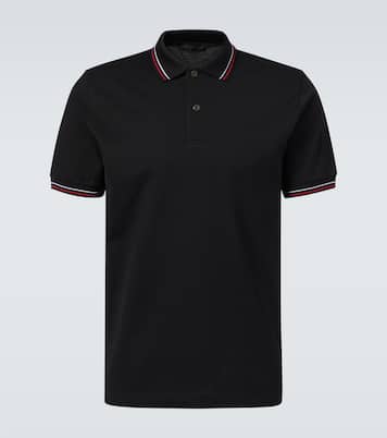 Cotton piqué polo shirt | Prada