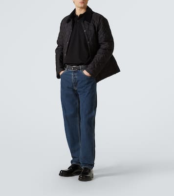 Cotton piqué polo shirt | Prada
