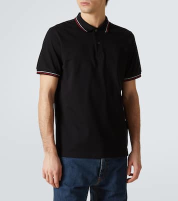 Cotton piqué polo shirt | Prada