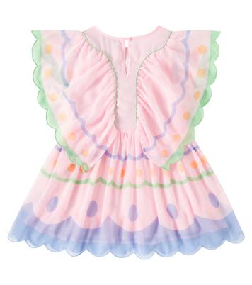 Ruffled embroidered dress | Stella McCartney Kids