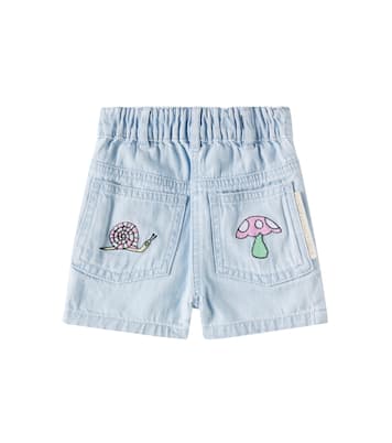 Baby embroidered denim shorts | Stella McCartney Kids