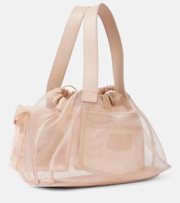 Sac Carnation Pocket en toile et cuir | Simone Rocha