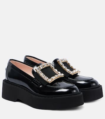 Verzierte Plateau-Loafers Viv’ Rangers aus Leder | Roger Vivier