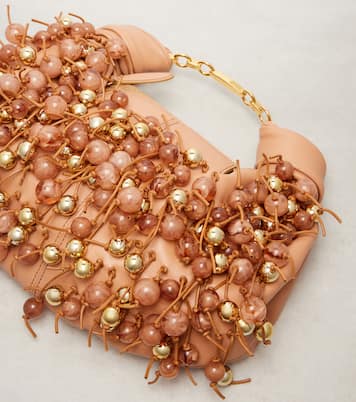 Verzierte Schultertasche Foam aus Leder | Zimmermann