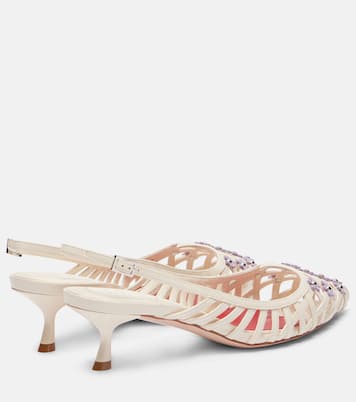 I Love leather slingback pumps | Roger Vivier