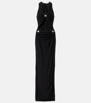 Duo Bezel Quartz jersey maxi dress | Christopher Esber